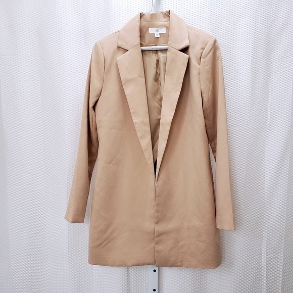 Missguided Jackets & Blazers - MISSGUIDED TAN BLAZER